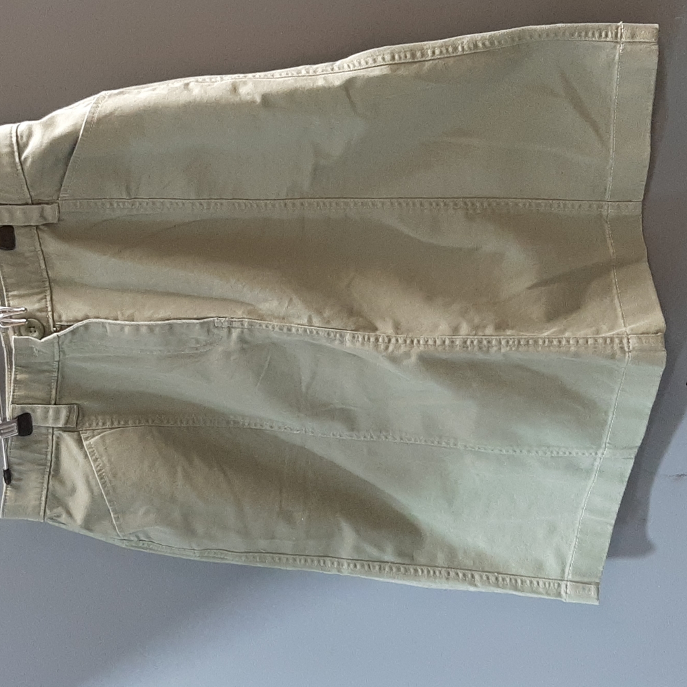Ll bean cotton stretch skirt
